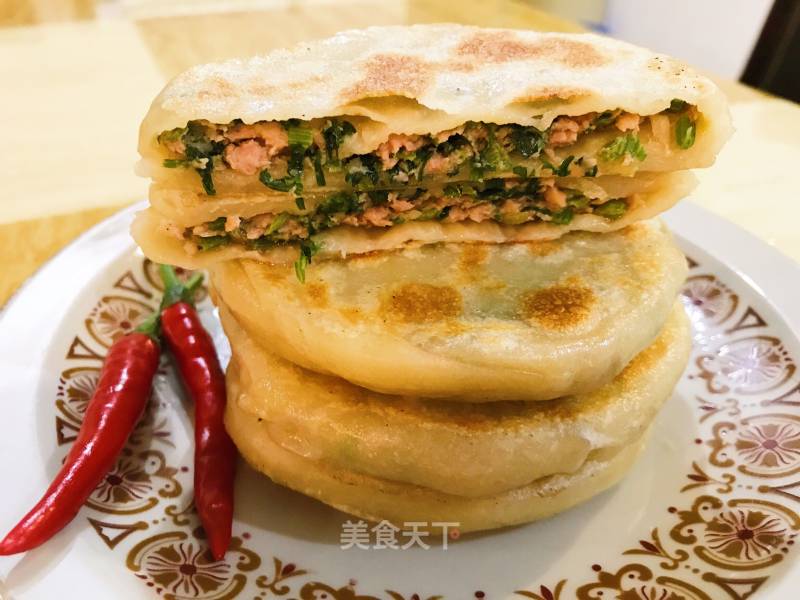 芹菜猪肉烤馅饼