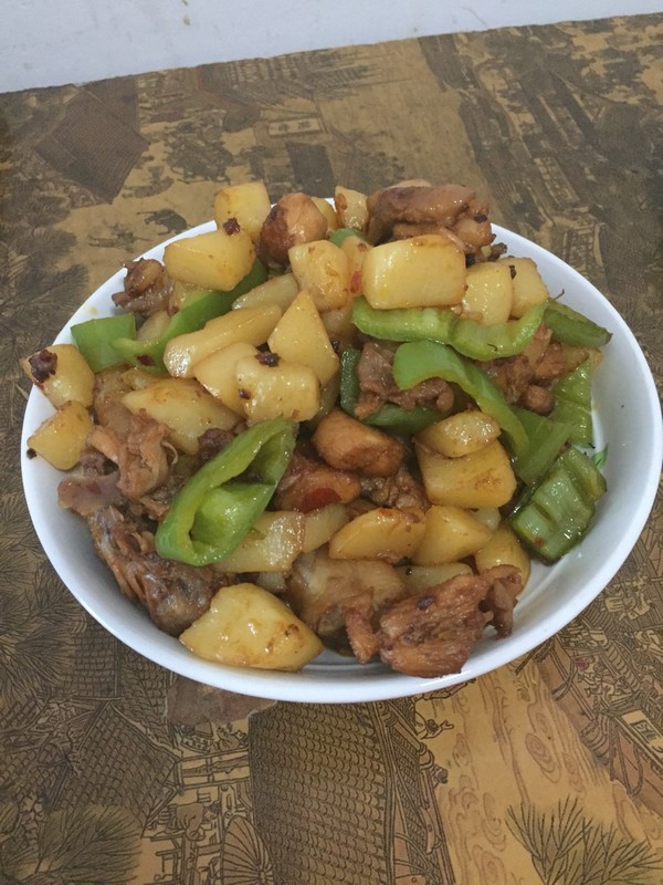 土豆炒鸡肉