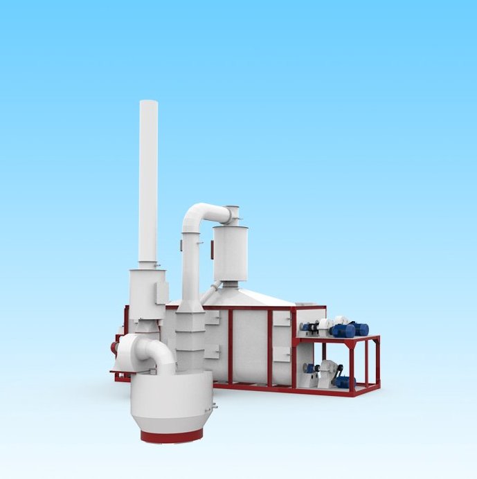 三轴回旋式生石灰消化器