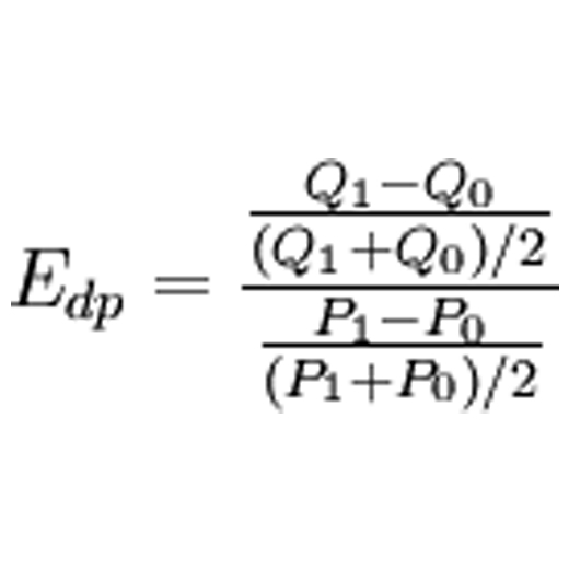 旅游需求价格弧弹性系数