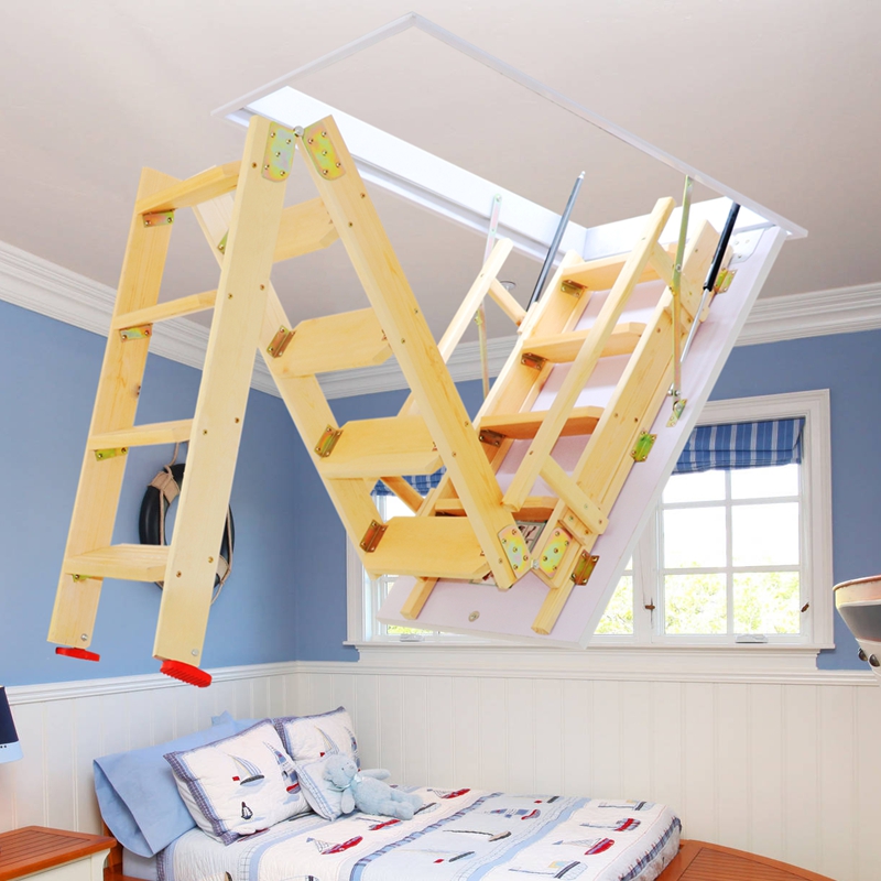 望岳阁,伸缩楼梯