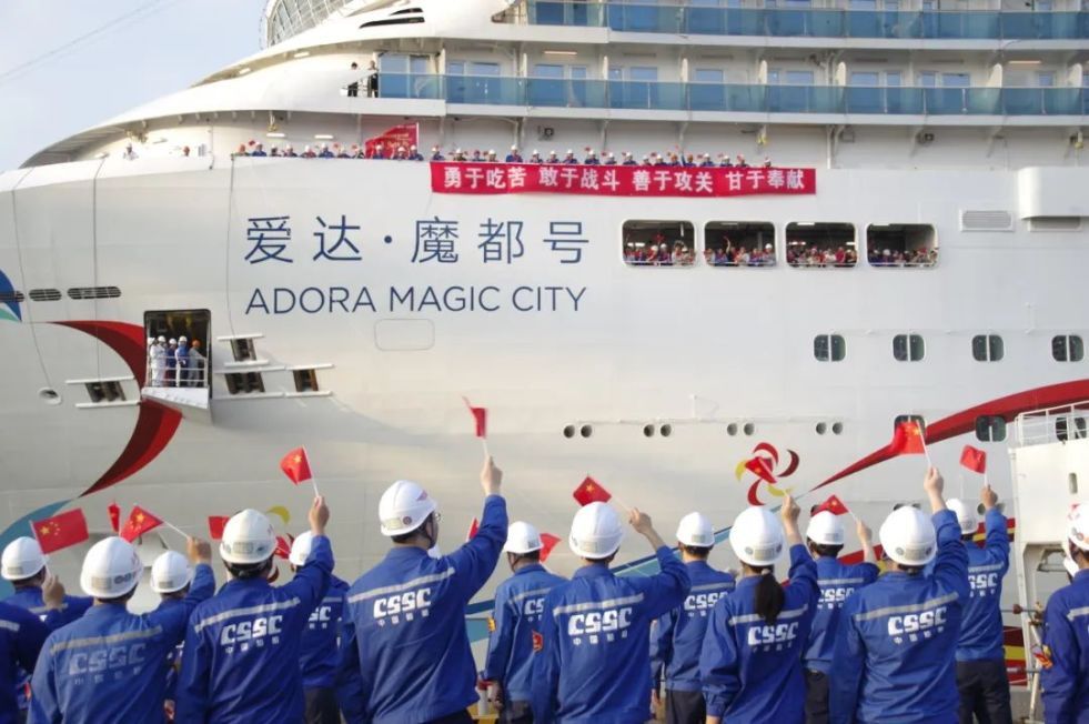 提前一天实现既定目标，中国首制大型邮轮首次海上试航顺利凯旋_百科TA说