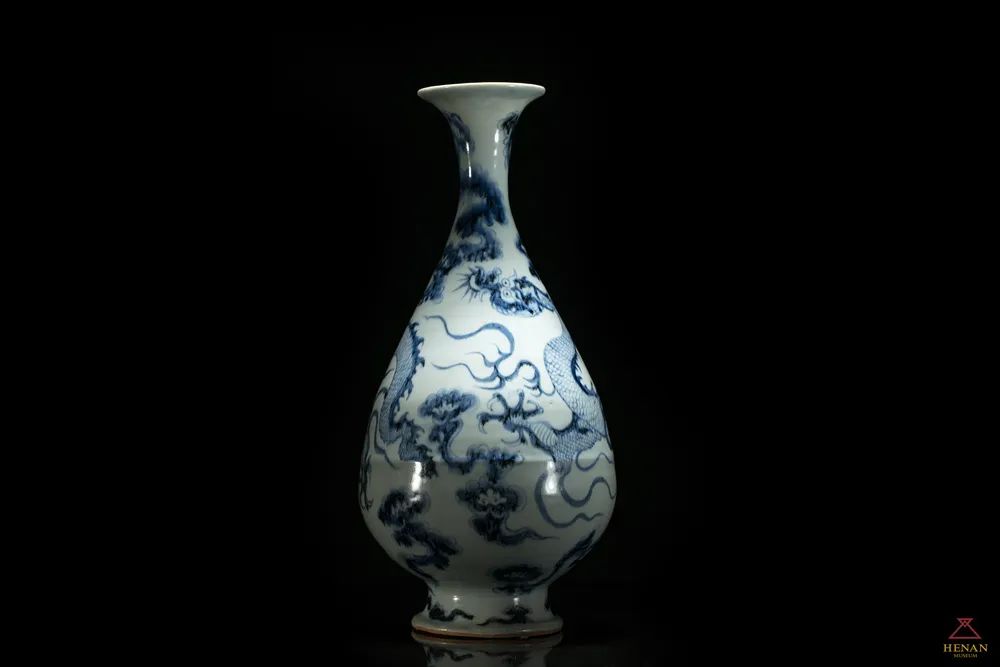 明早期青花云龙纹玉壶春瓶，有视频哦！_百科TA说