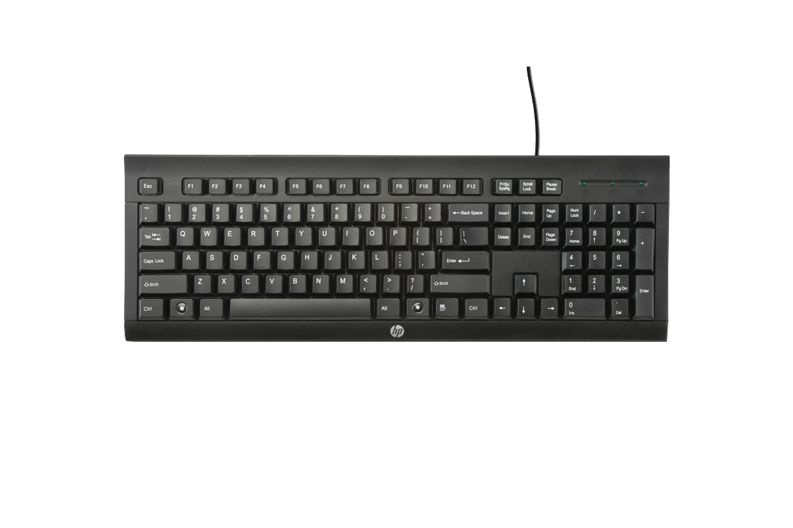 惠普k100有线键盘