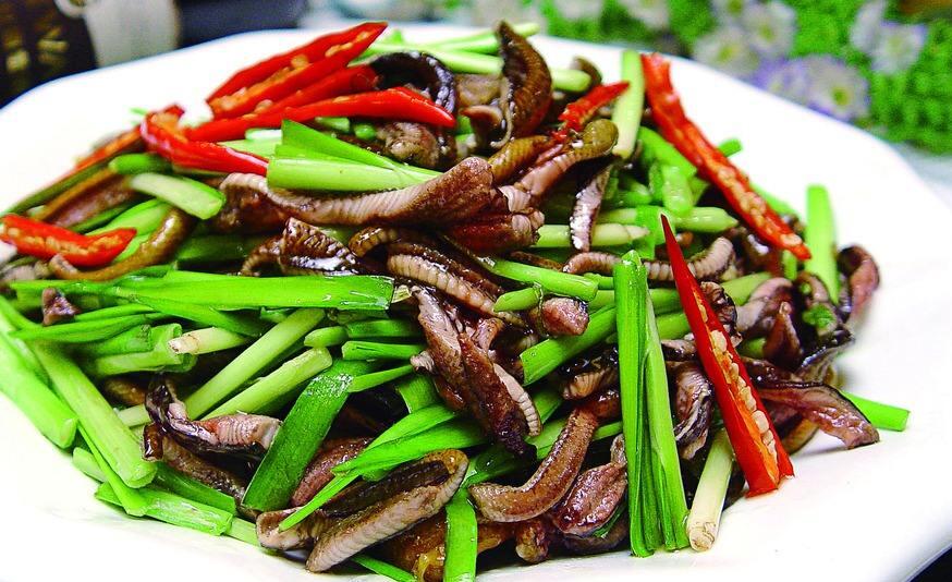 韭菜炒牛肝