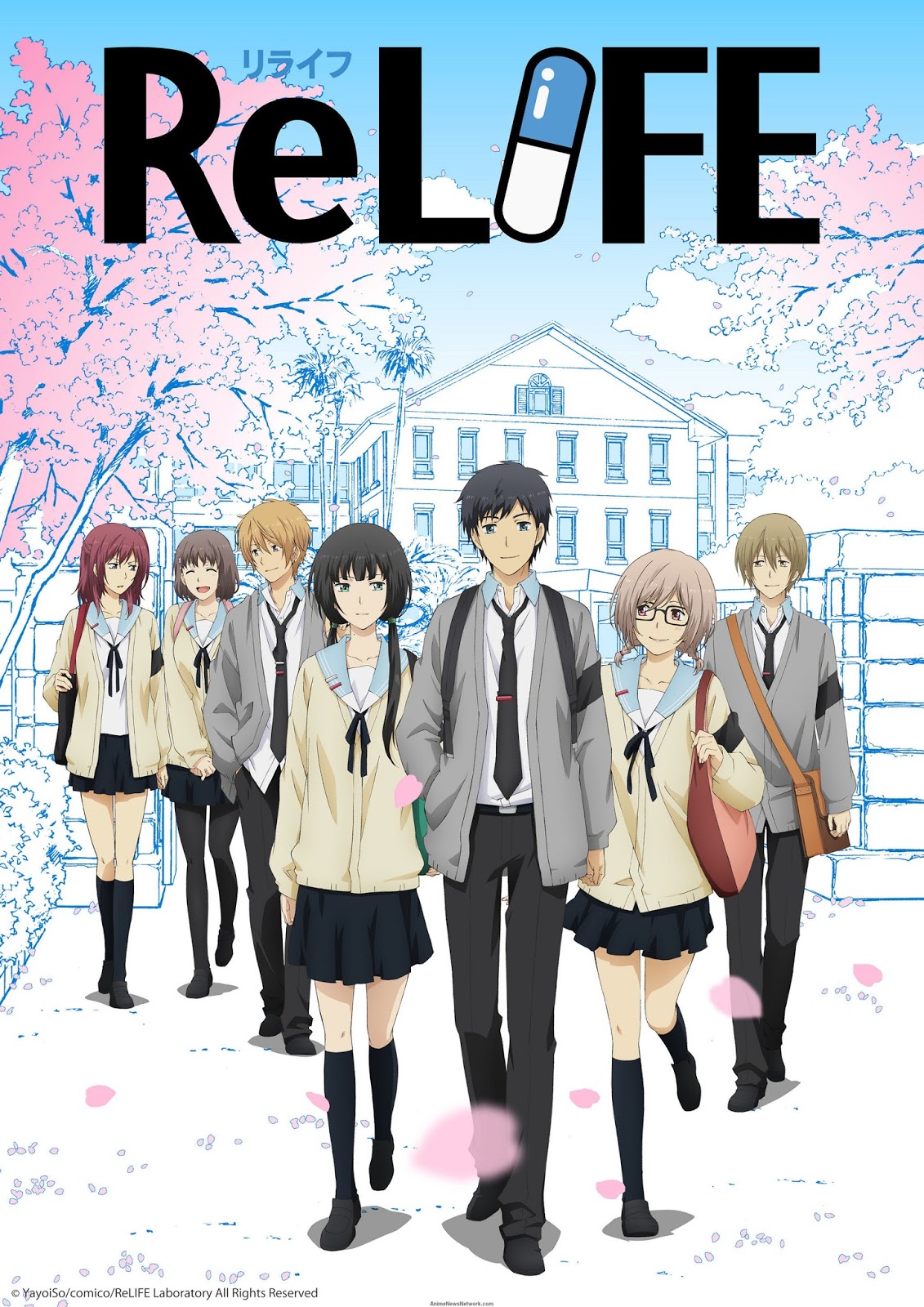电视动画《relife 重返17岁》改编自日本