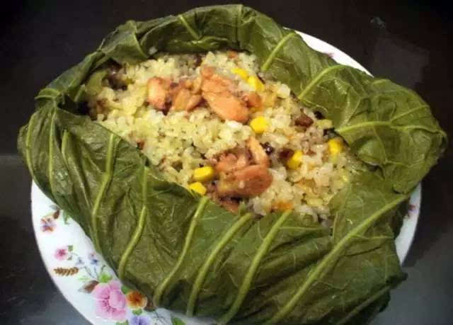 荷叶糯米包饭