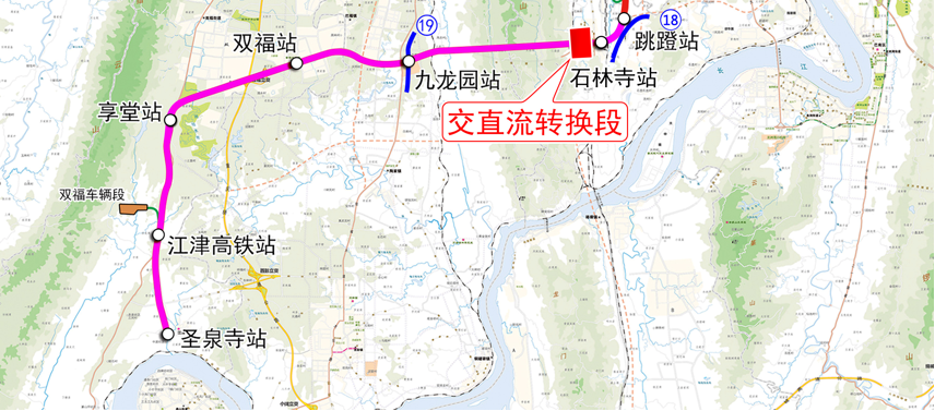 重庆轨道交通江跳线