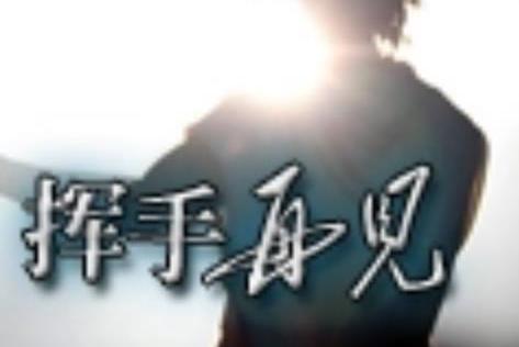 挥手再见