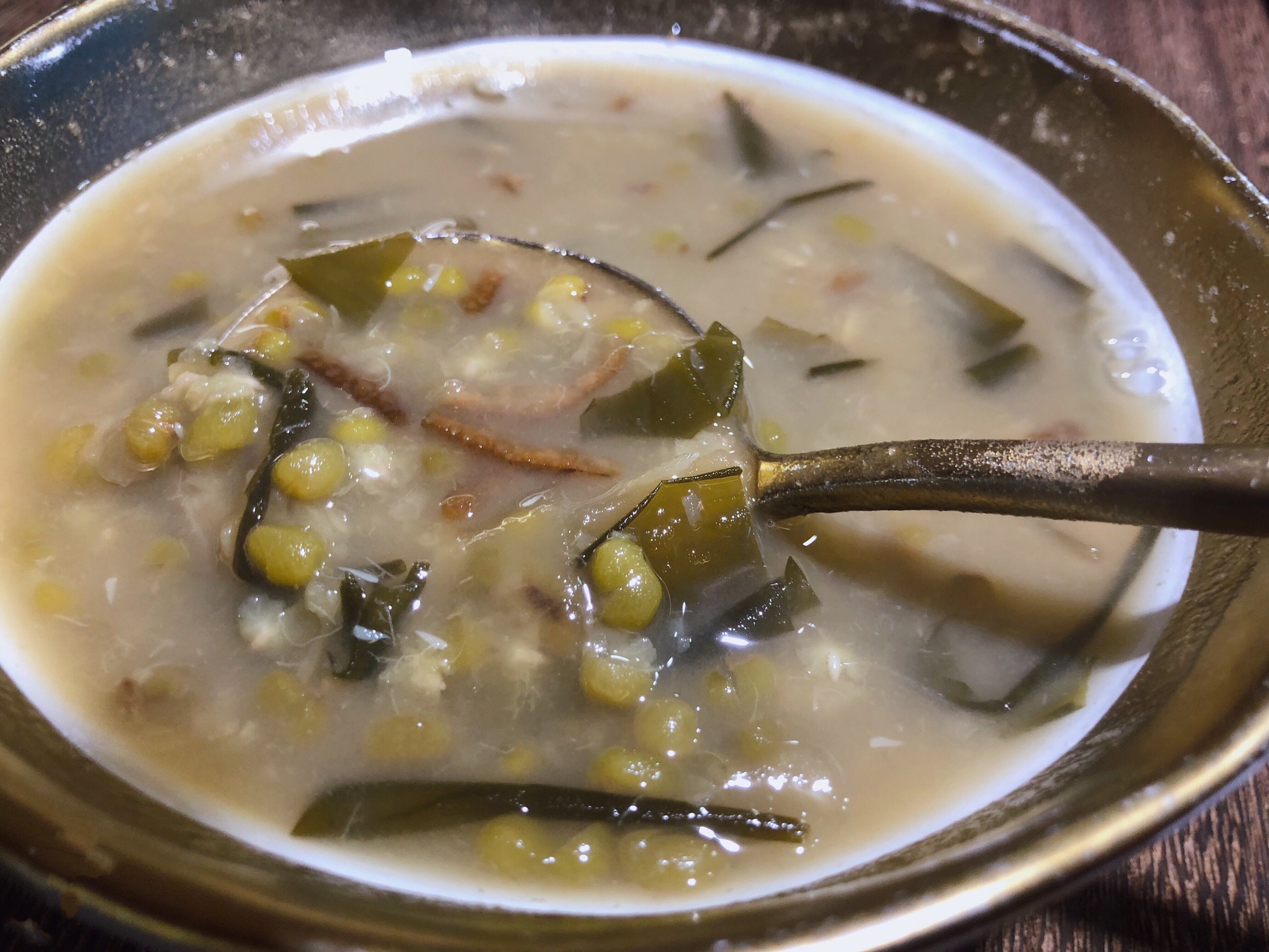 海带绿豆粥