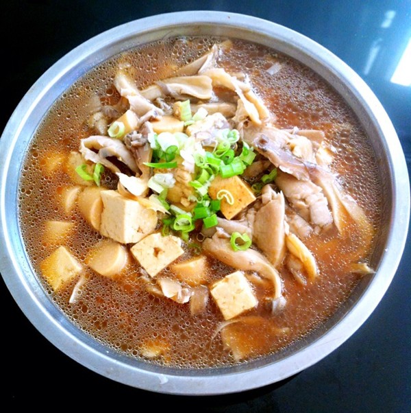 平菇烧豆腐