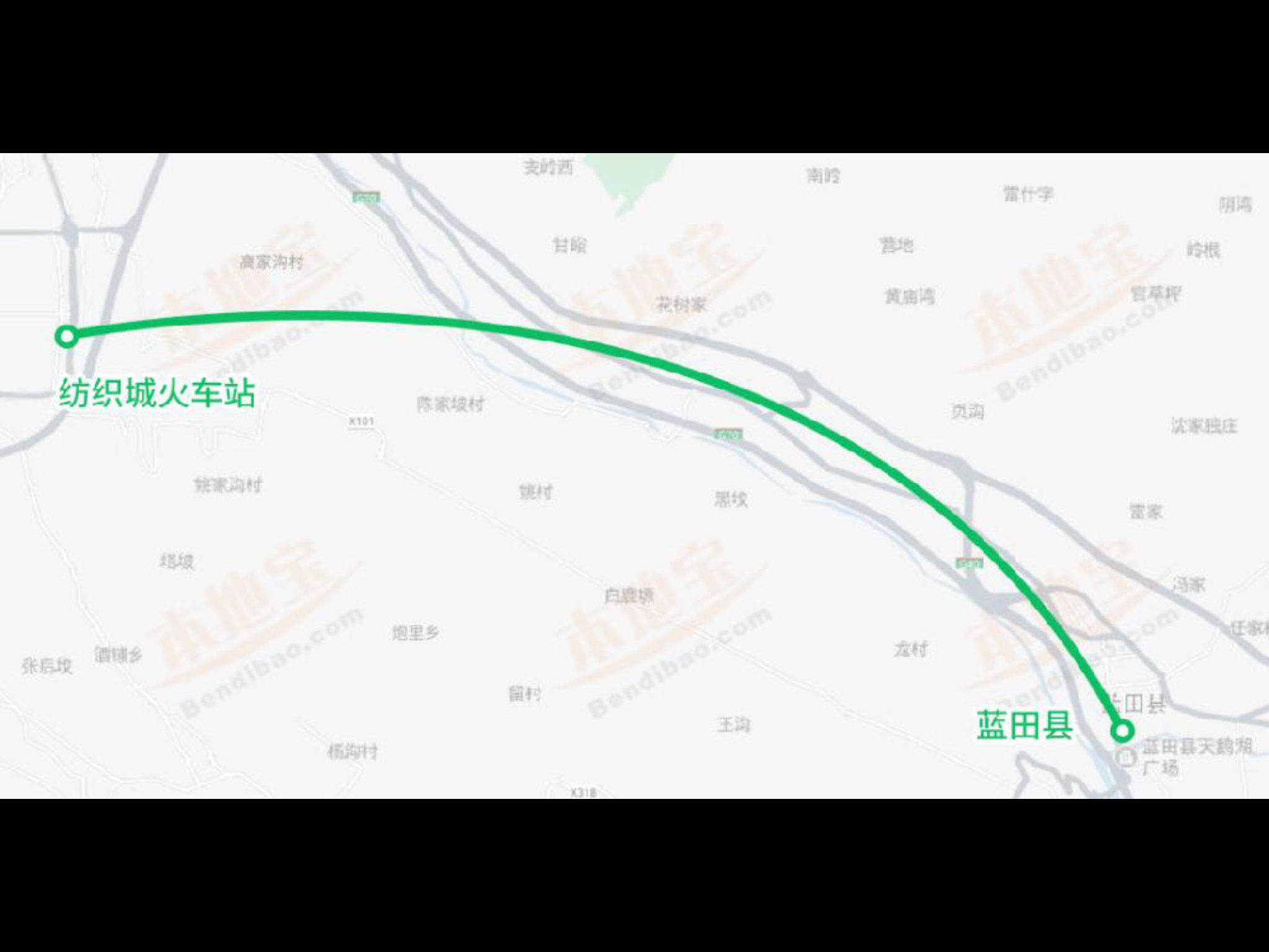  p>西安地铁(轻轨)21号线即西安市区-蓝田地铁(轻轨),起于西安地铁6号
