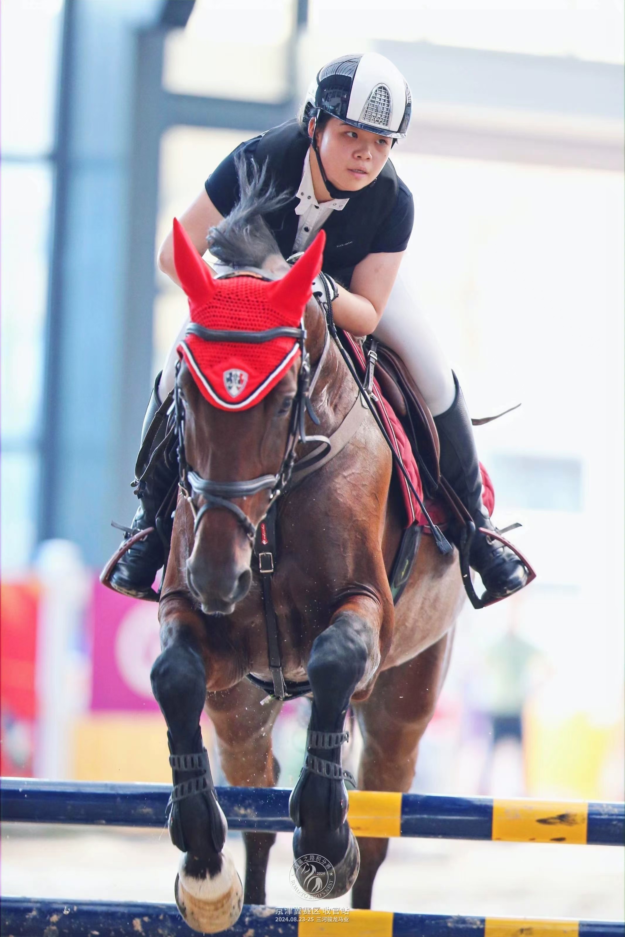 梁芮童,中国马术运动员,马术国家一级运动
