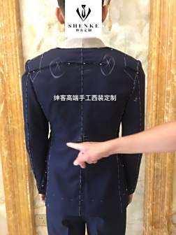 绅客定制高端手工西服试身