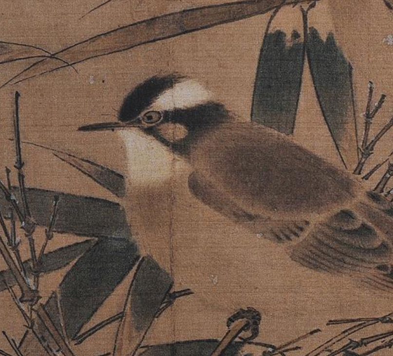 宋人画白头丛竹图