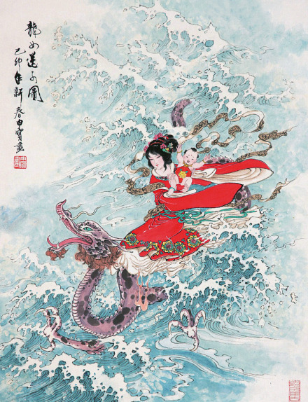 龙女（神话传说人物）_百度百科