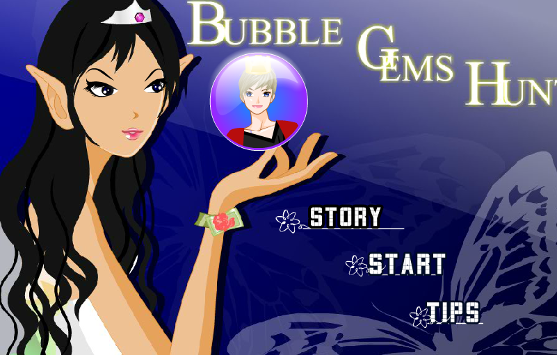 蝴蝶公主收集宝石