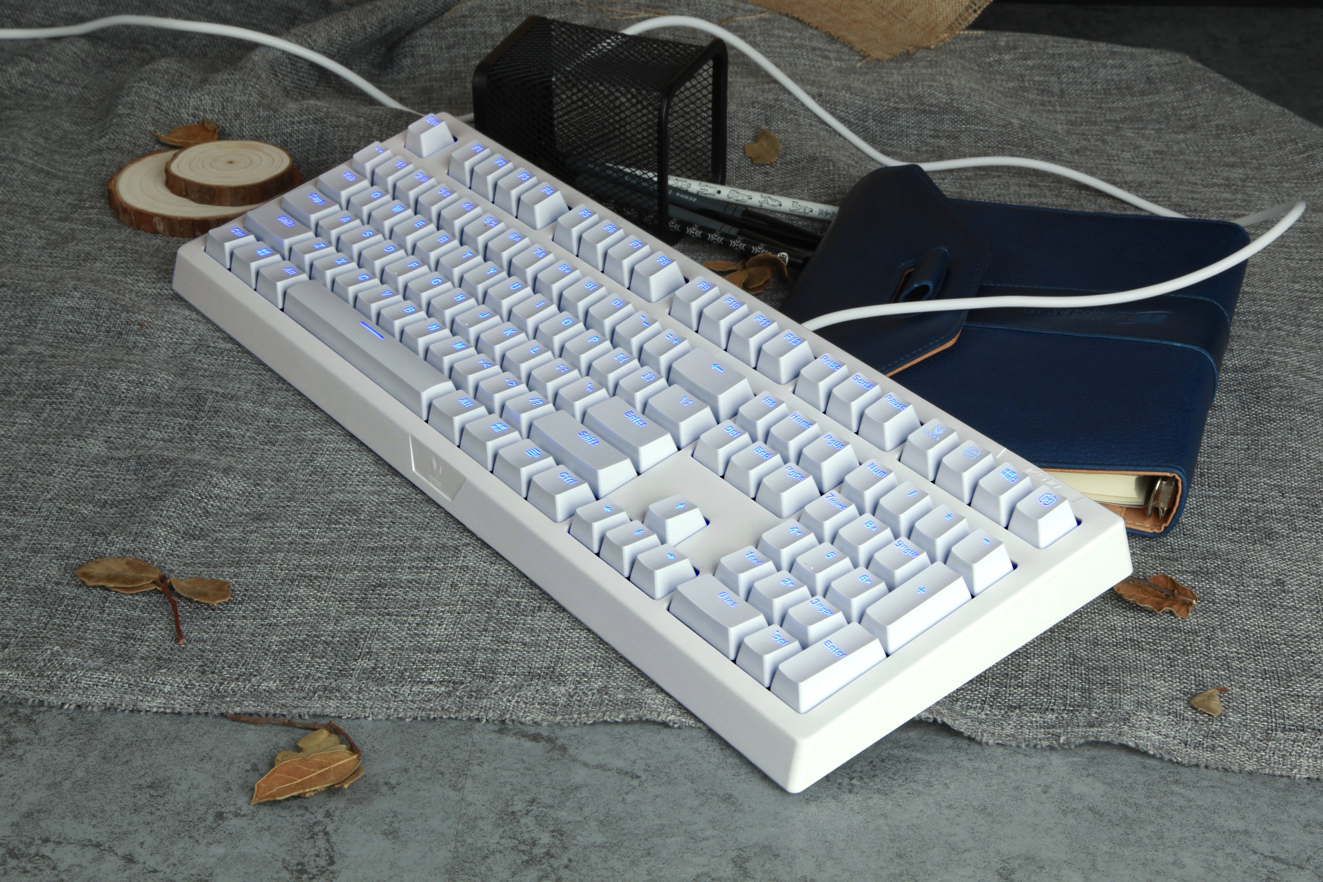 雷柏v510背光防水游戏机械键盘