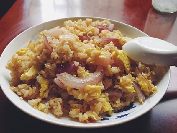 洋葱炒饭