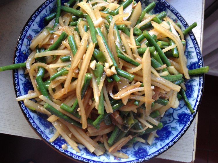 炒豇豆土豆丝