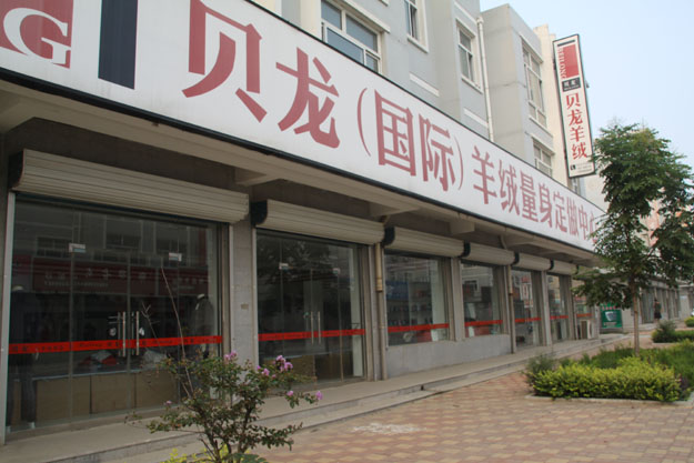  p>位于河北省清河县有一个羊绒制品市场,那里生产的羊绒制品,不仅