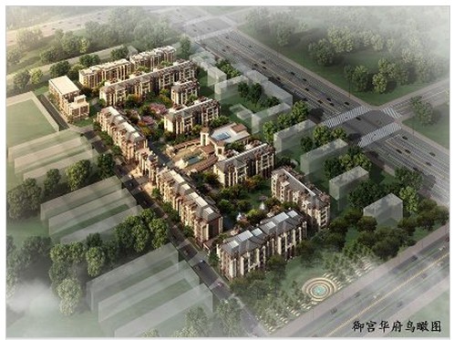 建筑面积88136﹐,规划153席,是由住宅,商业,会所,幼儿园和凡尔赛花园