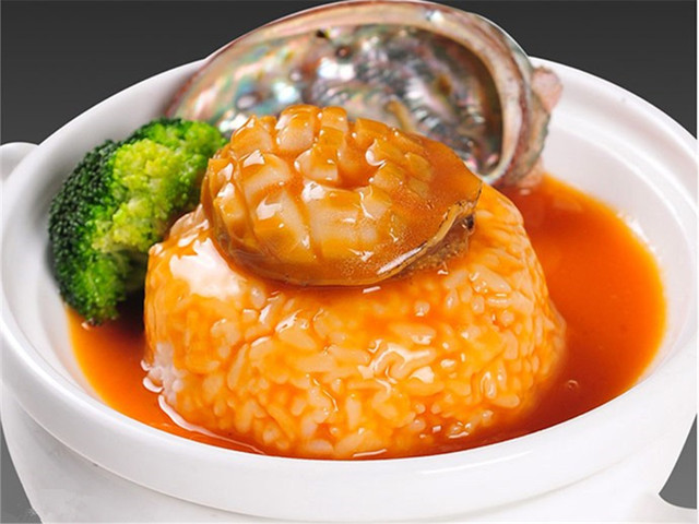 秘制鲍鱼捞饭