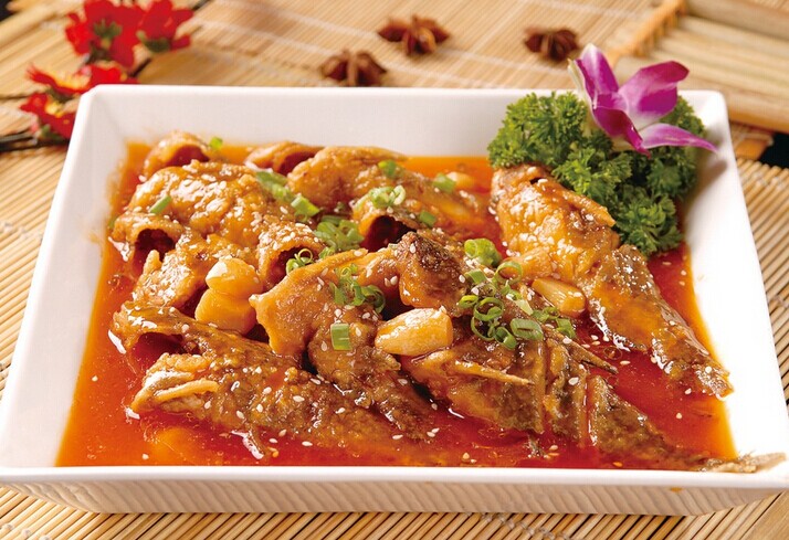 小黄鱼蒜拌豆腐