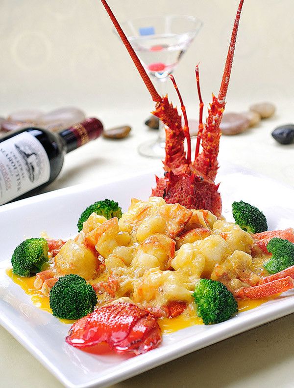 奶油芝士焗龙虾