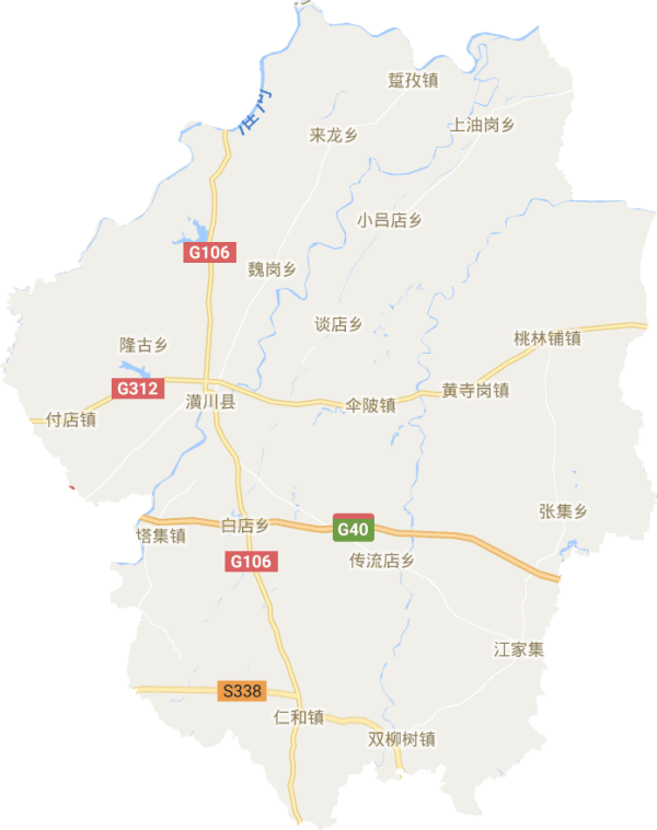 旧潢州地图 潢川县_百度百科