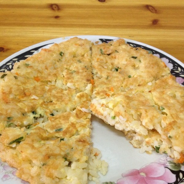 米饭鸡蛋煎饼