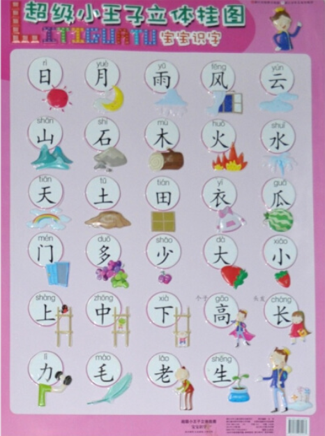 宝宝识字:超级小王子立体挂图
