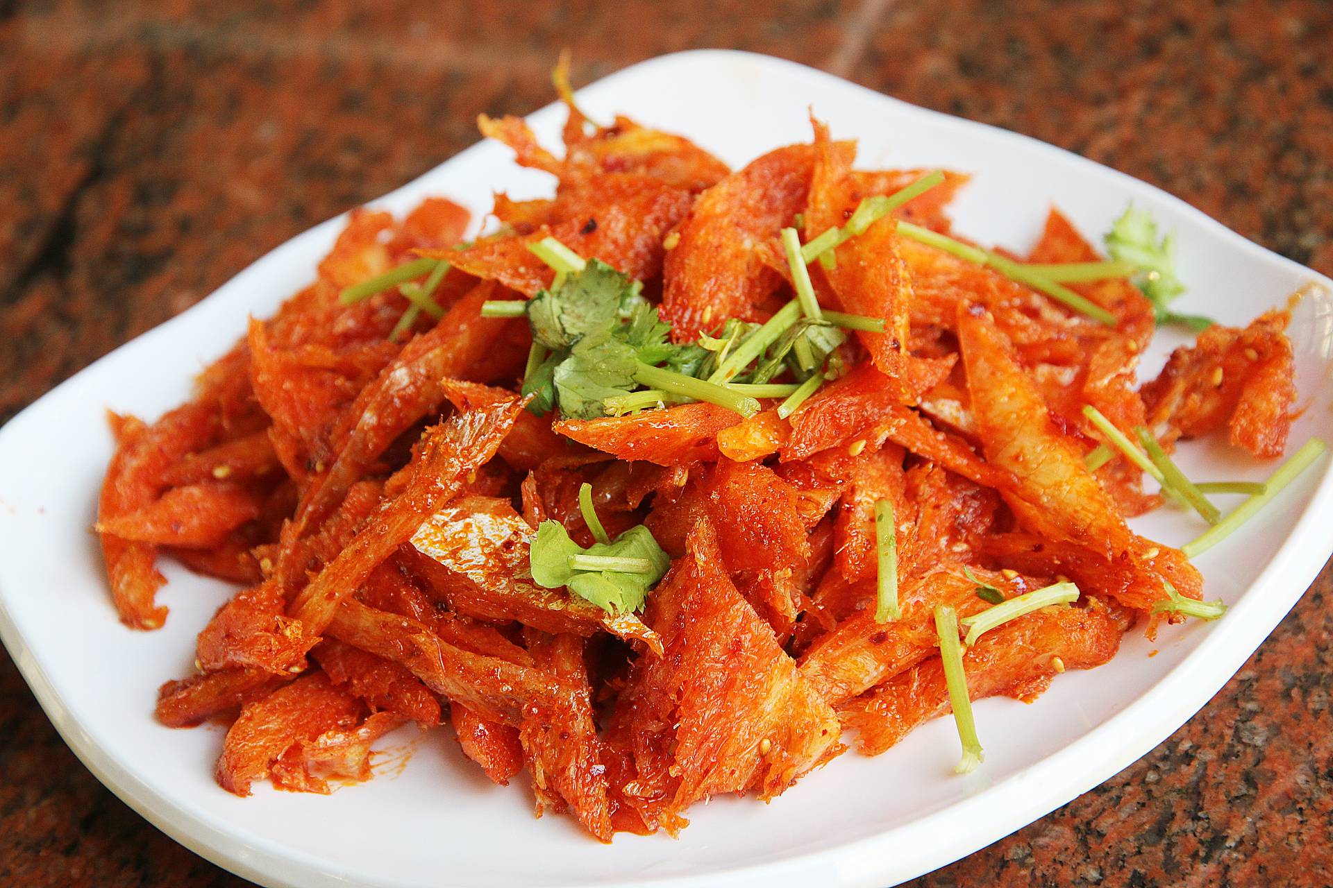 韩式拌明太鱼干