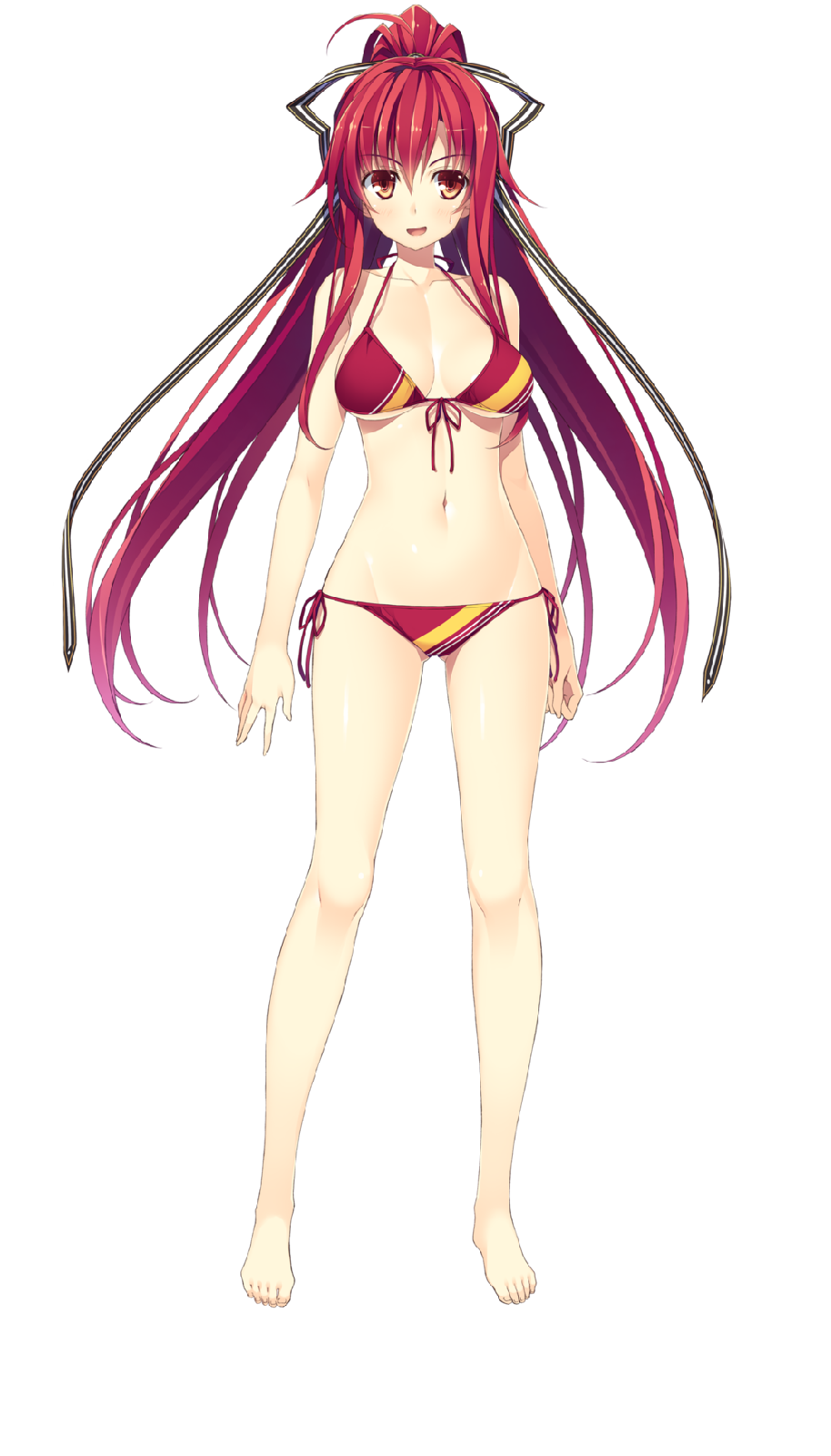 是日本游戏《铳骑士cutie☆bullet》中的女主角之一,红发巨乳的枪士