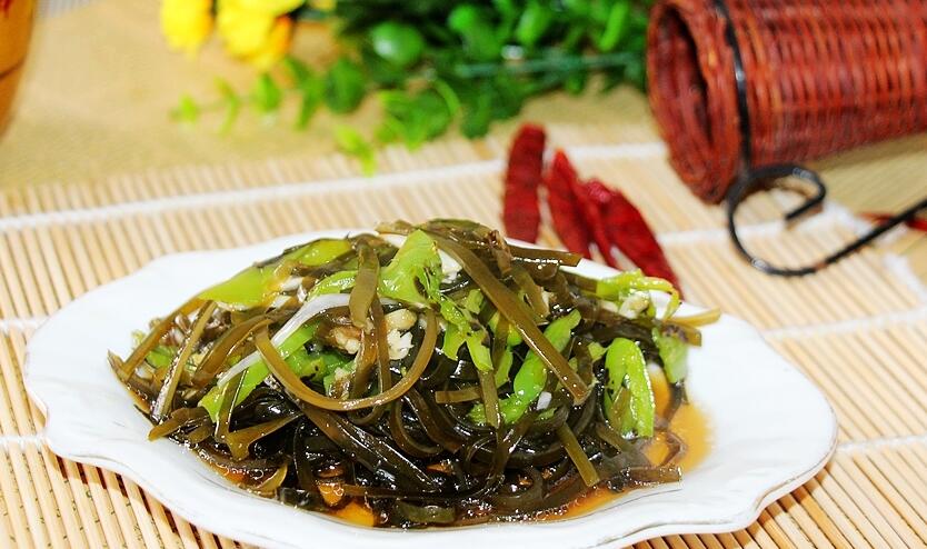 蒜炒海带丝