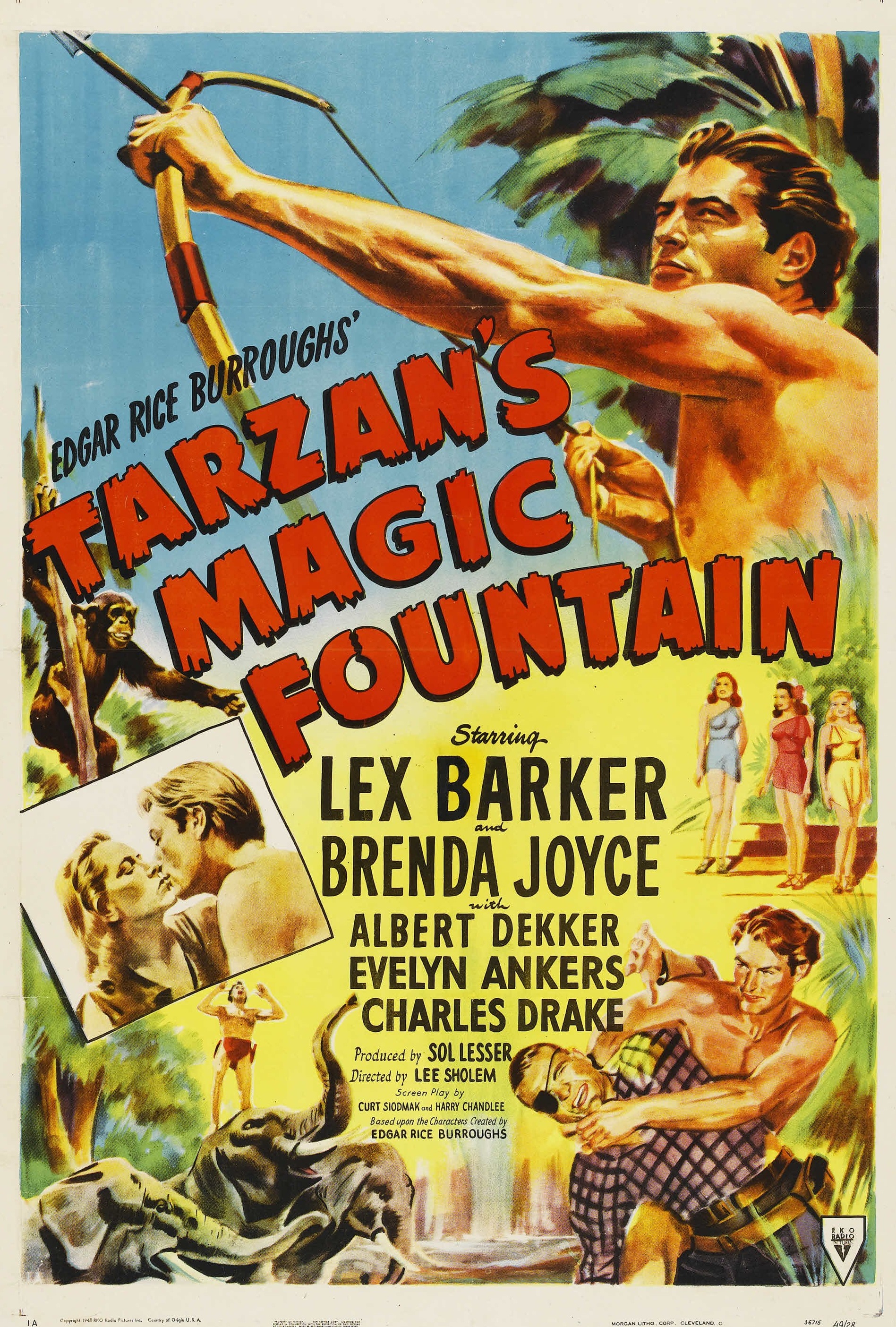 barker主演的一部动作,爱情,奇幻,冒险类电影,于1949年2月5日在美国