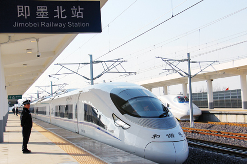  p>即墨北站 i>(jimobei railway station) /i>,位于中国山东省青岛市