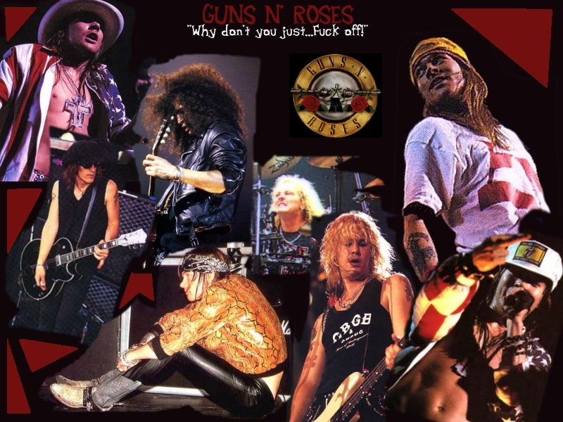  p>枪炮与玫瑰乐队 i>(guns n roses) /i>,美国硬摇滚乐队,1985年