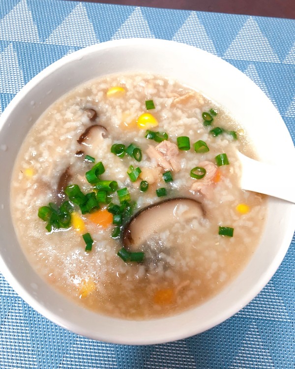 香菇鸡肉粥