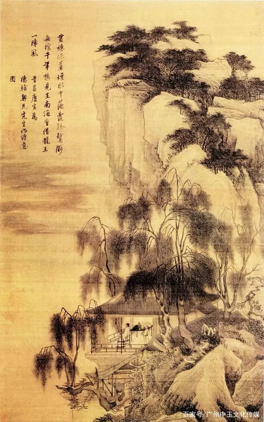 旷代才子唐伯虎的山水画，原来这么惊艳！_百科TA说