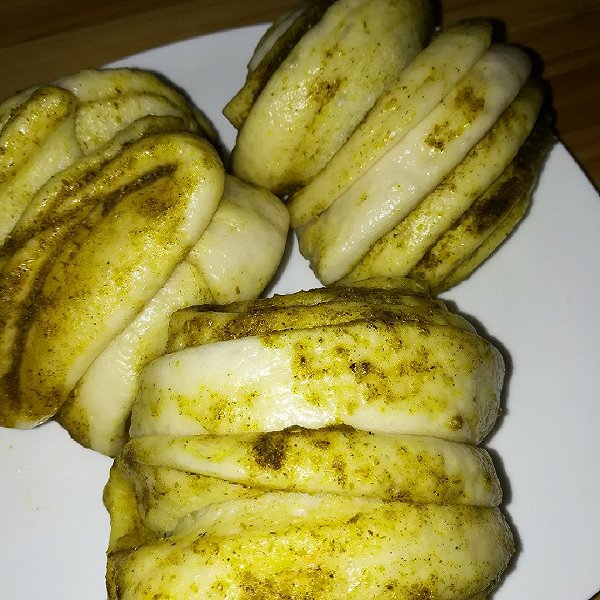 姜黄苦豆子花卷