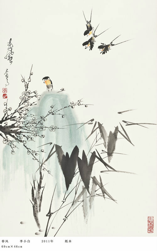  p>李小白(1949— )(第十代李渔嫡孙),李长白长子,著名旅美画家.
