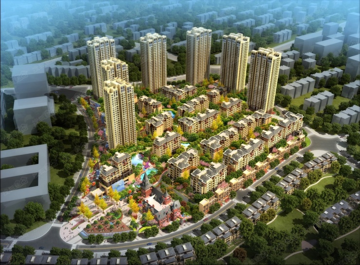  p>花滩国际新城,位于重庆市北部门户合川区嘉陵江畔,由重庆世纪金马