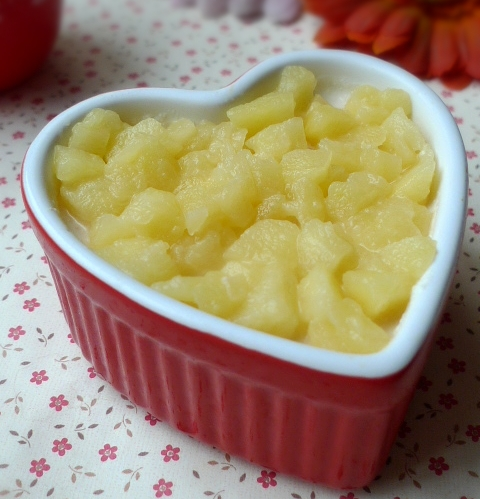 苹果奶油布丁