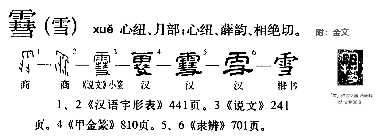  p>雪(拼音:xuě)为汉语一级通用规范汉字(常用字).