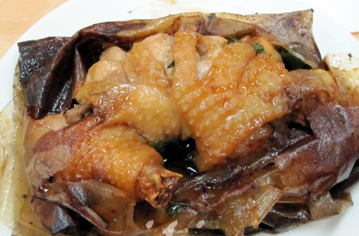 核桃仁纸包鸡