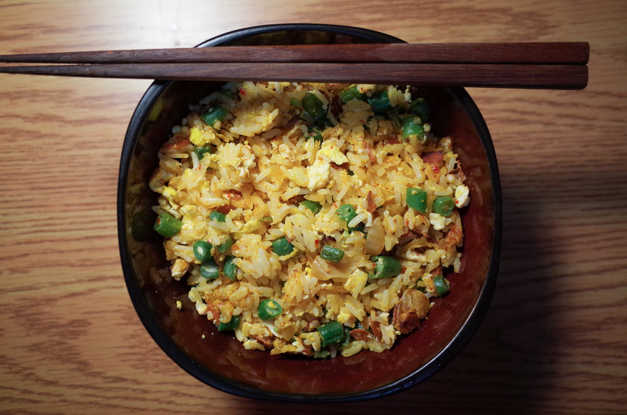 干煸四季豆炒饭