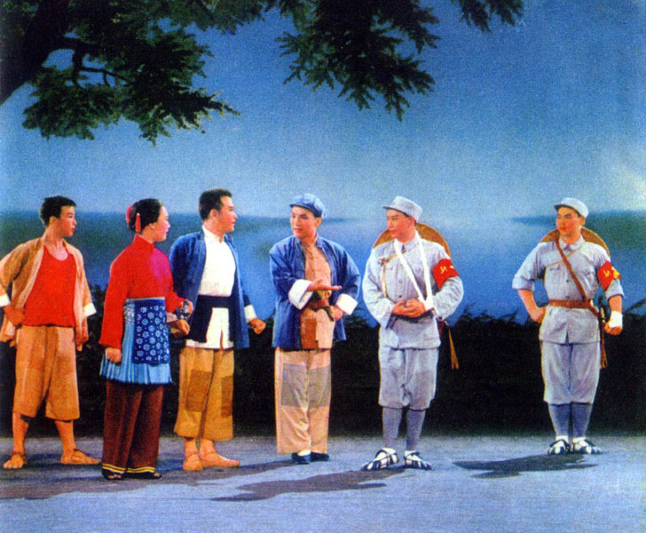  p>样板戏是指文革时期被树立为"革命样板戏"的以戏剧为主的二十几个