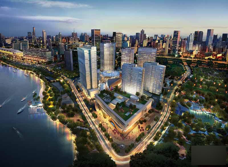 海珀日晖是绿地集团在上海开发领域中最高档的商业项目,项目汇集超