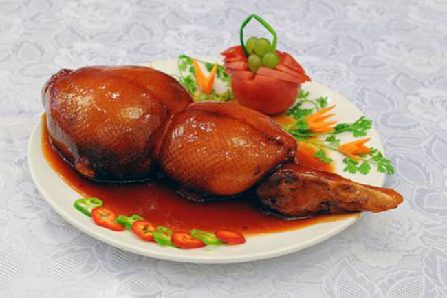  p>八宝葫芦鸭是一道美味可口又的地方传统名菜,据乾隆三十年正月乾隆